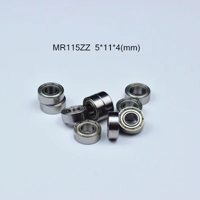 Miniature Series MR-63-74-85-93-95-105-106-115-117-126-128-137-148 ZZ Meatal Sealing Type bearings free shipping 50piece/package - Цвет: MR115ZZ 5-11-4(mm)