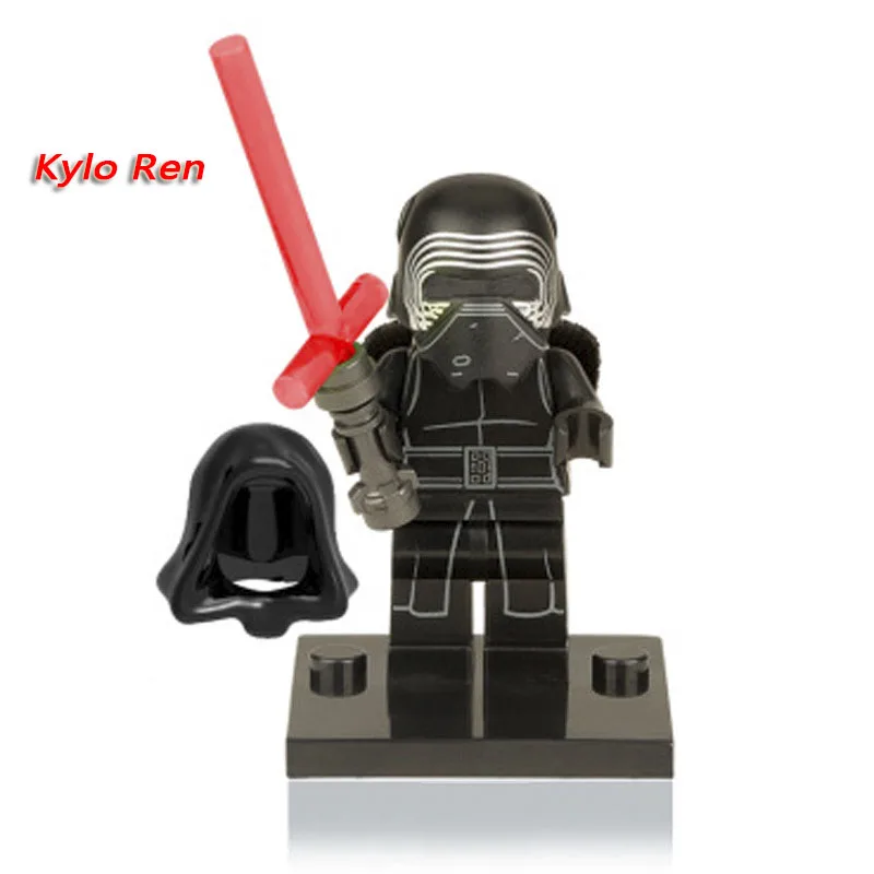 Фигурки из Звездных Войн люк Лея JAR Sith Trooper гривус Хан Solo Maz Анакин Дарт Вейдер йода строительные блоки игрушки - Цвет: Абрикосовый