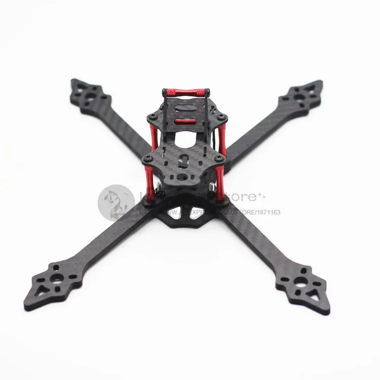 DIY Мини FPV Дрон XRS220 220 мм 5 "из чистого углеродного волокна Рама Разобранная 4