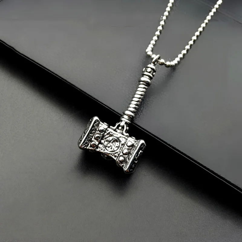 Высокое качество Thor's Hammer Mjolnir ожерелье из нержавеющей стали скандинавский