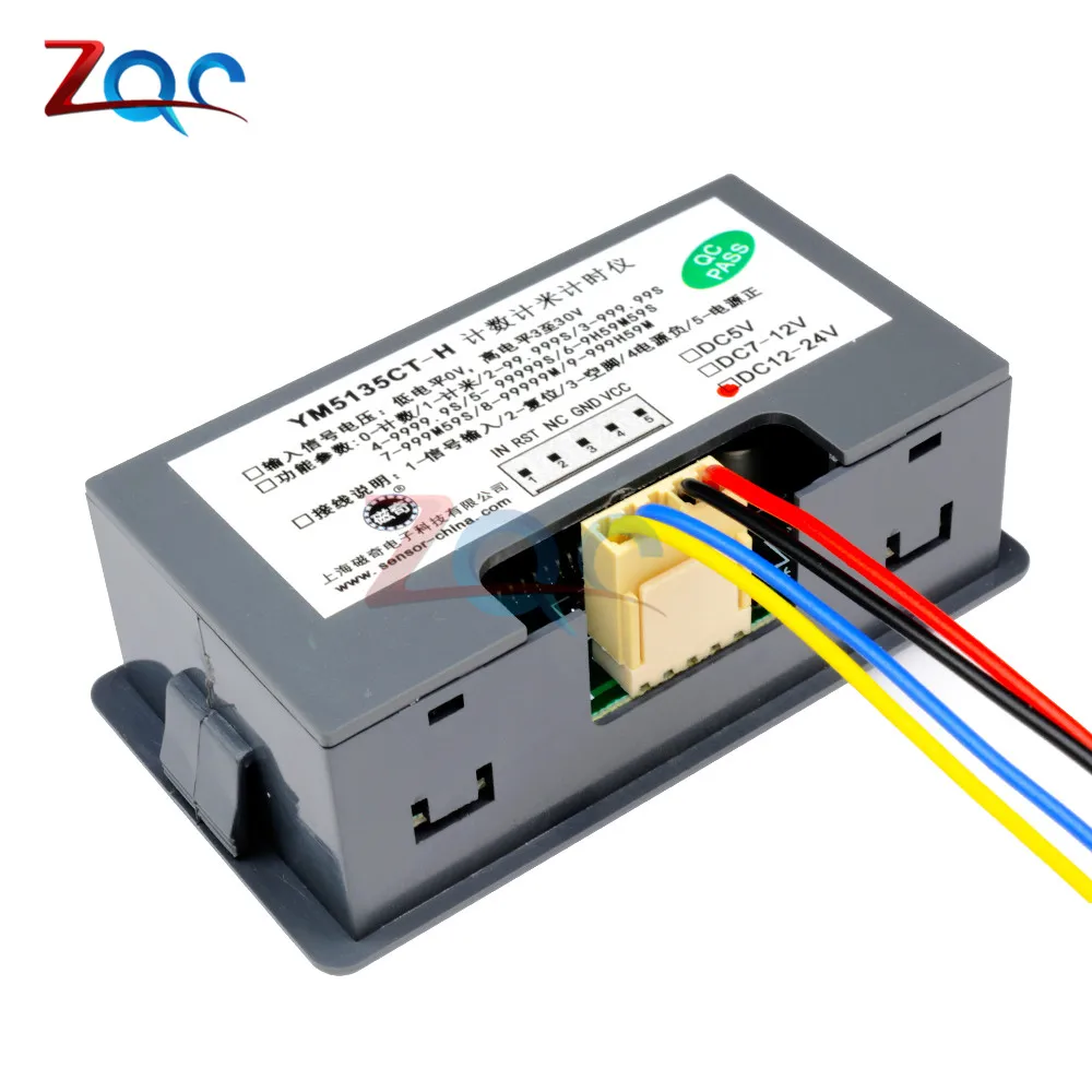 DC 12 V-24 V 0,5" светодиодный счетчик цифрового дисплея Панель 0-99999 100/S Pusle сигнал PNP NPN близость Swtich Датчик Холла 15V лучший