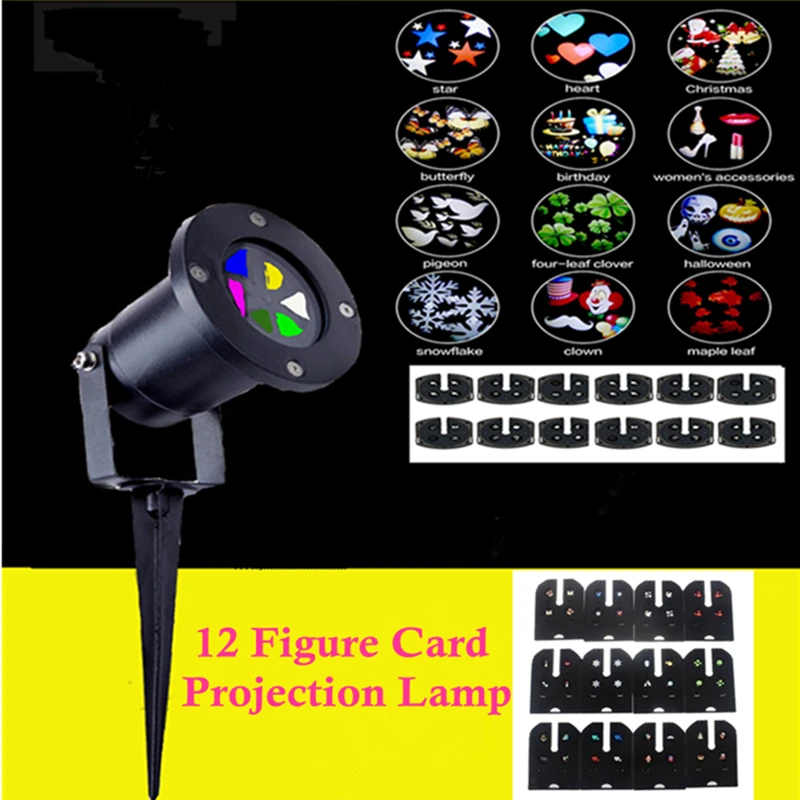 LED Водонепроницаемый Открытый Этап Лазерный Свет Хэллоуин/Рождество Проекторы