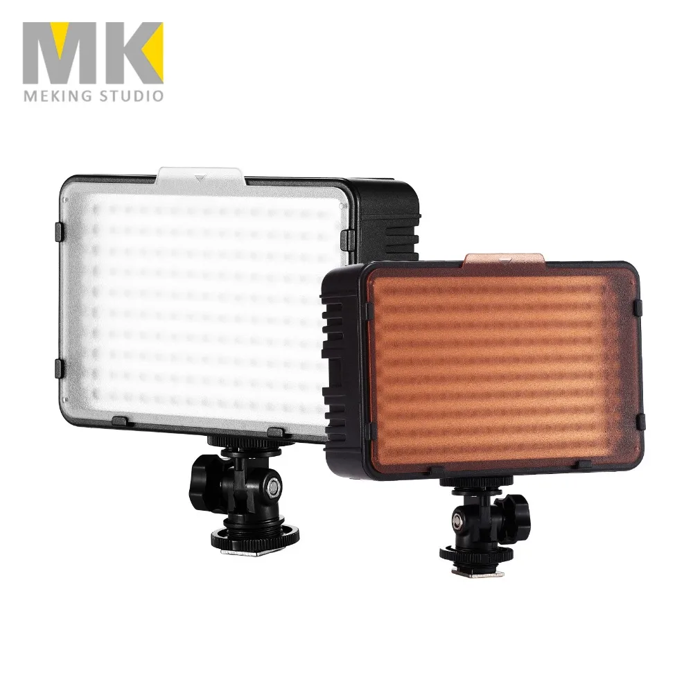 

Selens 168 Camera LED Video Light Photo Studio Light on Camera with Hot shoe for Canon Nikon Sony DV SLR zhiyun Smooth Q Gimbal