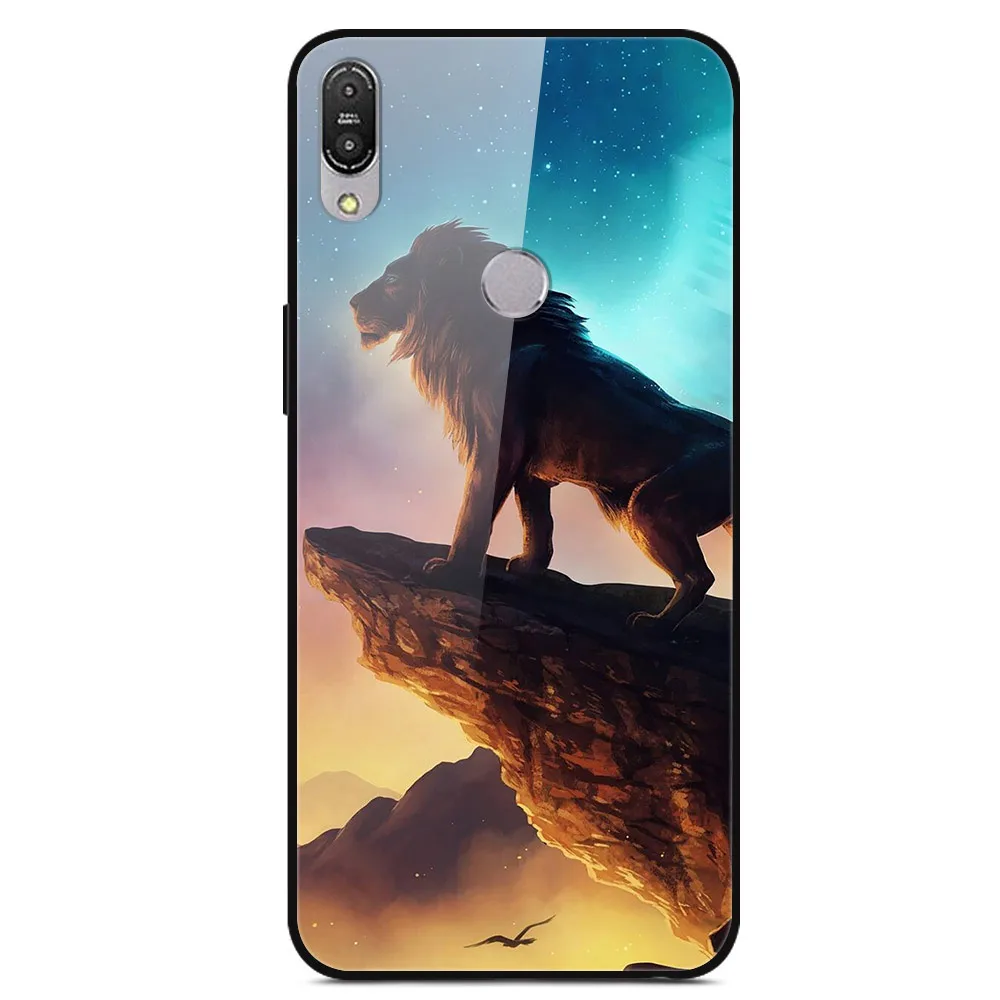 37 Для ASUS Zenfone Max Pro M1 ZB601KL ZB602KL чехол из закаленного стекла с изображением планеты космос, стеклянный чехол на заднюю панель Для Zenfone Max Pro M1 ZB602K - Цвет: 37