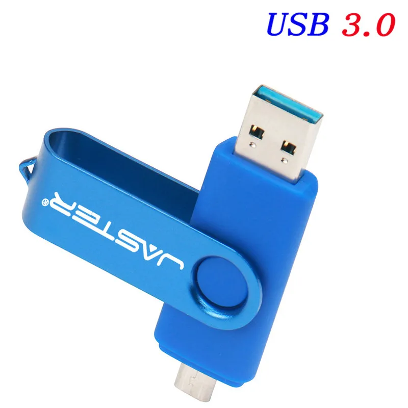 JASTER USB 3,0 OTG USB флеш-накопитель 4 ГБ 8 ГБ 16 ГБ 32 ГБ 64 ГБ Флешка для Android смартфон металлическая OTG usb карта памяти - Цвет: D