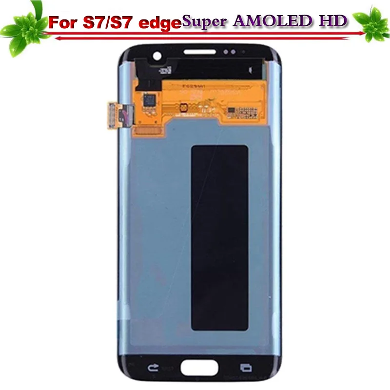 Красный выжигание дефектов для samsung Galaxy S7 край G935 G935F G935D G935P G935A ЖК Дисплей