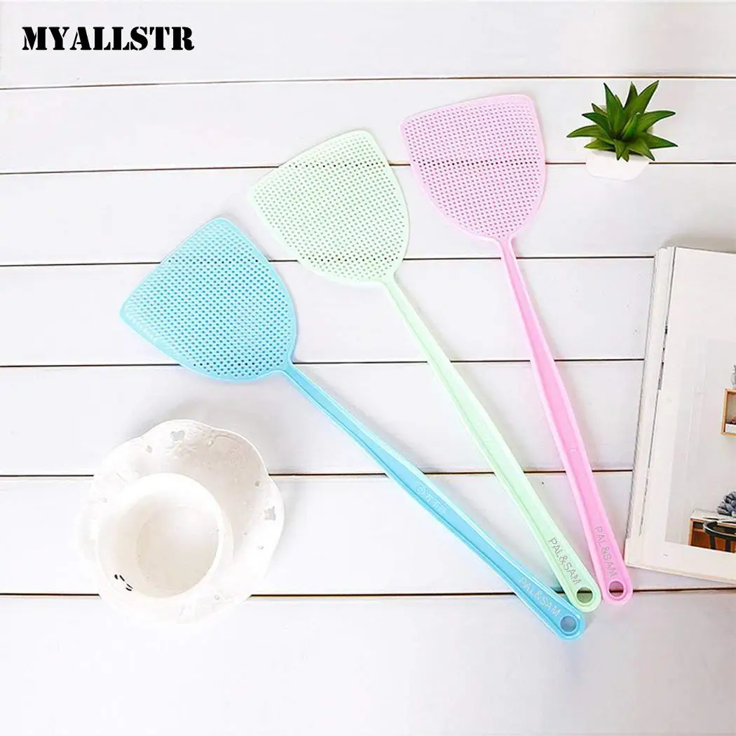 Гибкие ручные Swat борьба с вредителями Прочный 6 PCSx сетка муха 3 шт. 1 Swattter дома