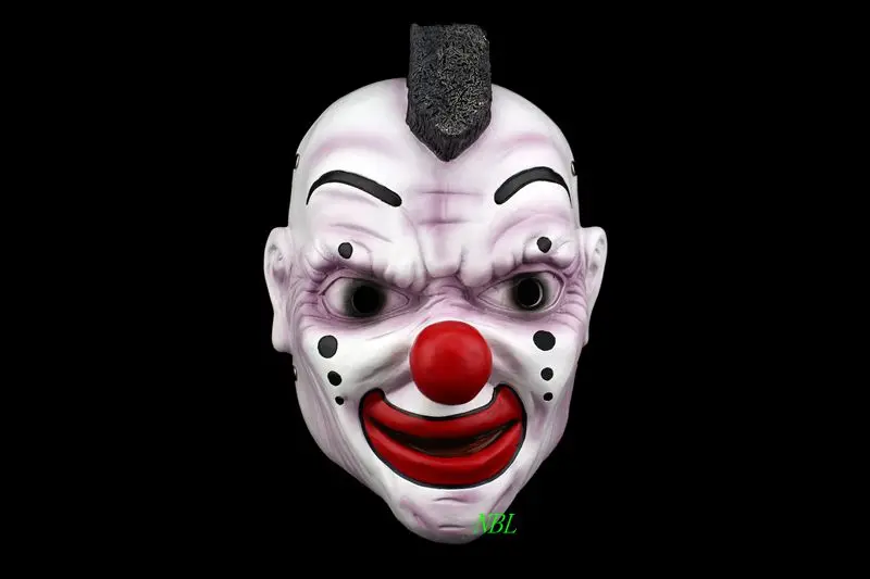 

Red Nose Clown Full Face Resin Mask Horror Slipknot Joey Same Masks Halloween Masquerade Party Cosplay Props Children Gifts