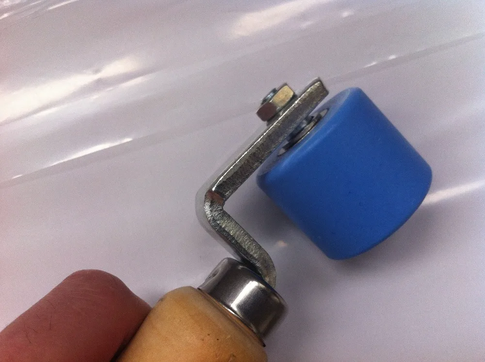 Бесплатная доставка 12 шт. ПТФЭ/тефлоновый ролик для швов|roller seal|roller pressroller guide |