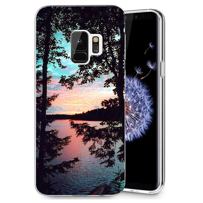 Coque для samsung Galaxy S3 S9 S9Plus S8 плюс S7 edge Note 8 термополиуретановый дизайнерский