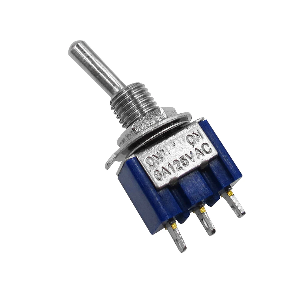 

100pcs/lot 3-Pin MTS-102 SPDT ON-ON Toggle Switch 6A 125VAC new original