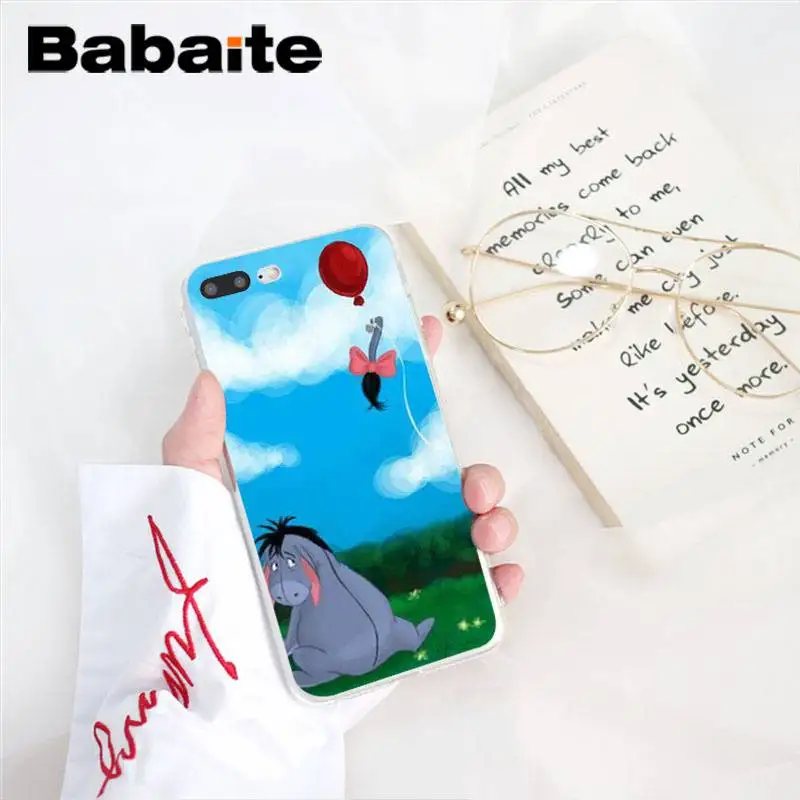 Babaite Baby Eeyore Donkey специальный чехол для телефона для iPhone 8 7 6 6S Plus 5 5S SE XR X XS MAX 10 11 11pro 11promax
