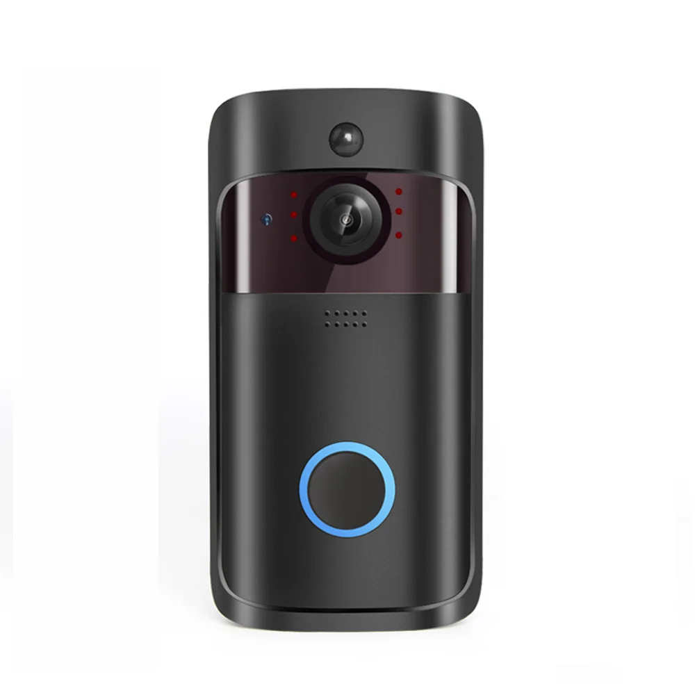 Doorbell Only 1.0MP 720P беспроводной Wifi видео дверной звонок Камера Безопасности двухсторонний аудио умный Wi-Fi дверной звонок видеодомофон ночное видение приложение Tosee - Цвет: Doorbell Only