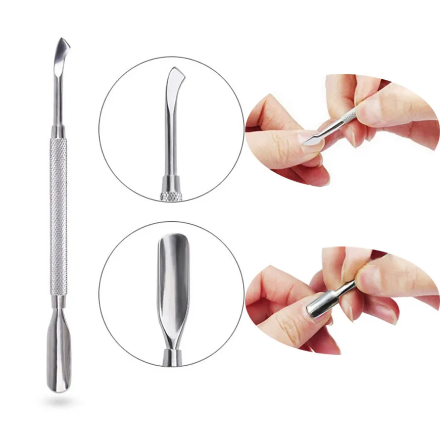 2017 кутикулы для ногтей из нержавеющей стали дуплексный палец мертвой кожи