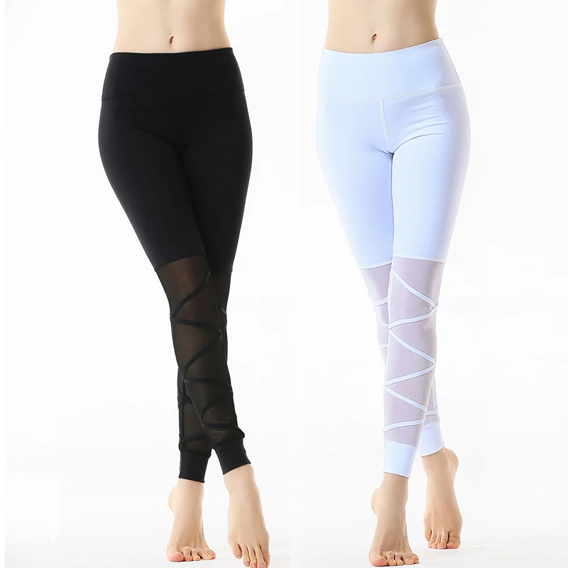 Женские штаны спортивные колготки для упражнений фитнес бег брюки тренажерный