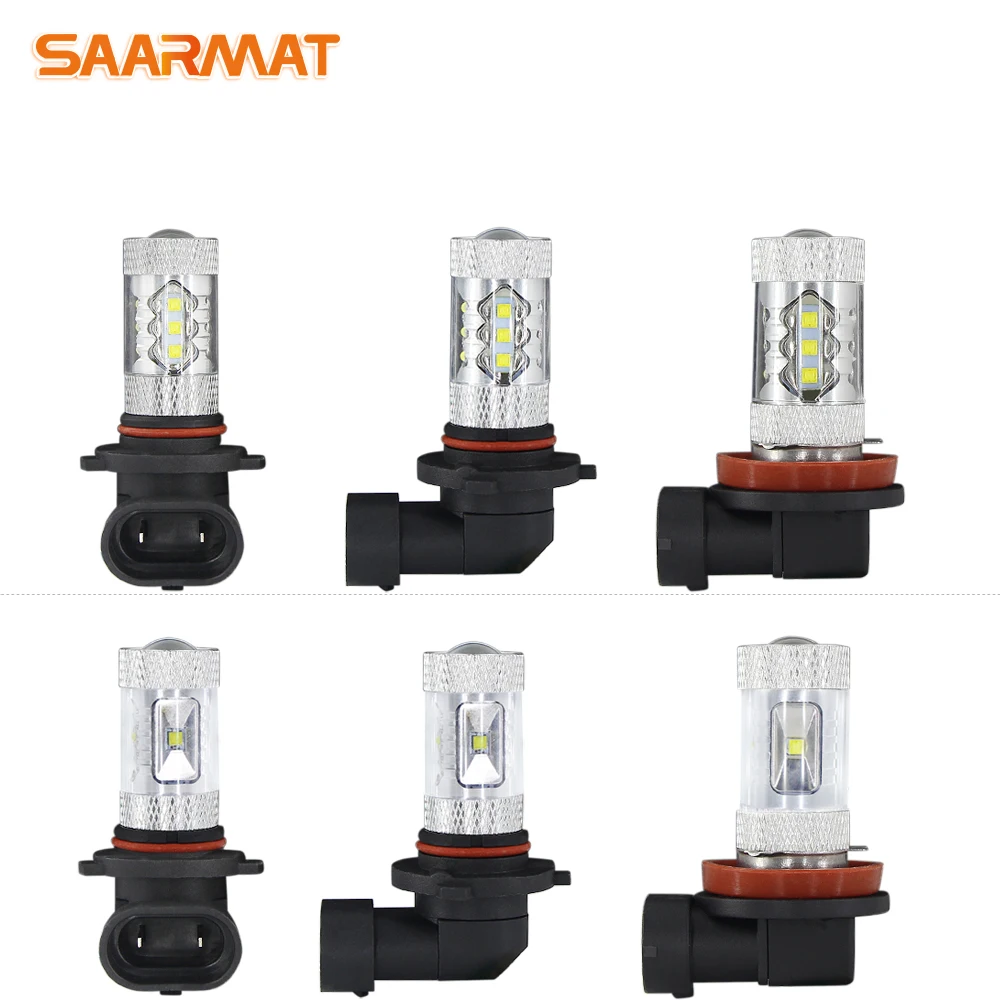 Автомобисветильник Противотуманные фары CanBus Led H11 H8 HB3/9005 9006/HB4 H10 H11(JP) для