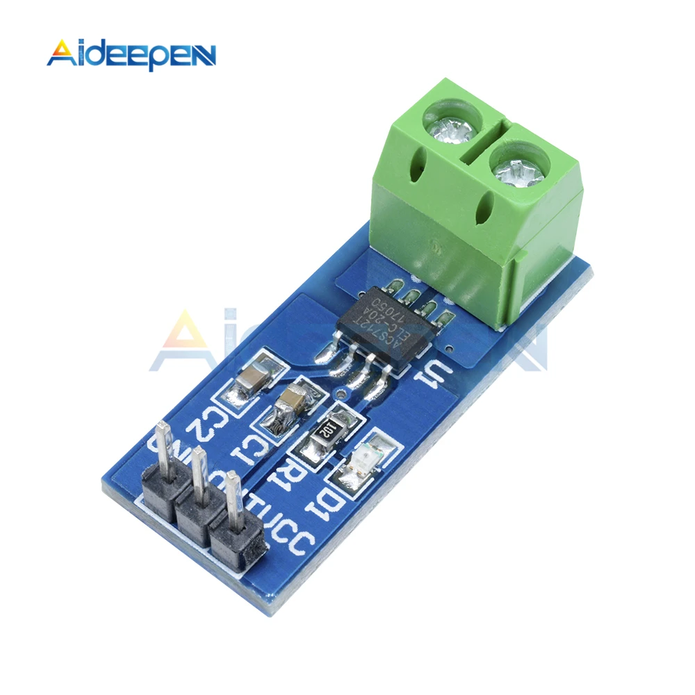 Модуль датчика тока Холла ACS712 20 А модуль для Arduino|Детали и аксессуары приборов| |