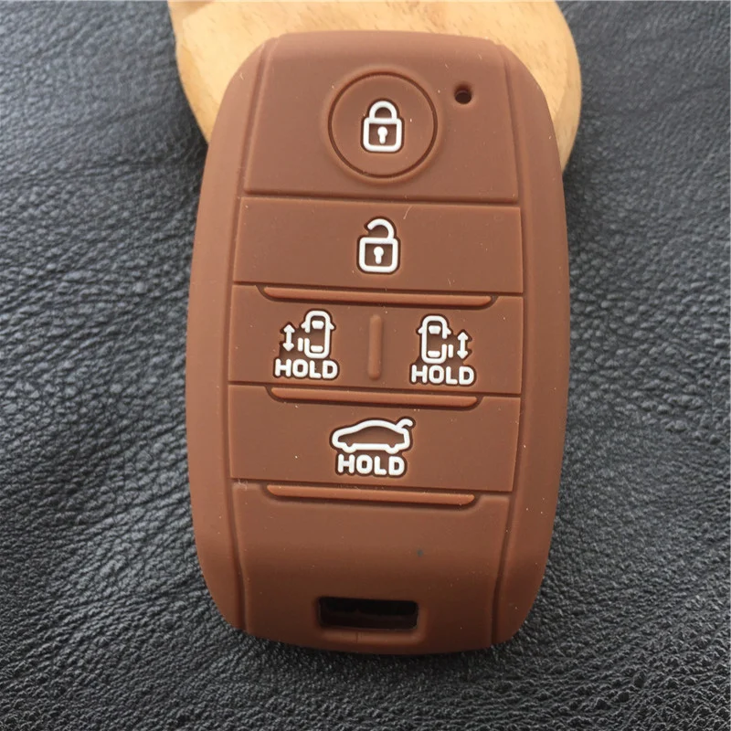 Силиконовый резиновый чехол для автомобильного ключа KIA grand carnival Sorento Sedona MPV 5
