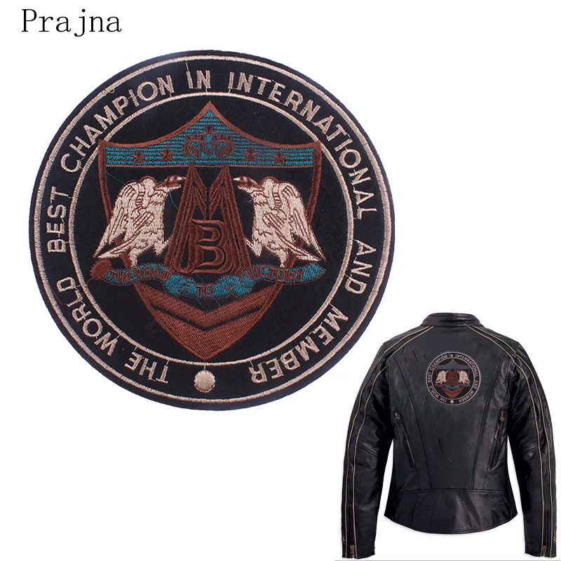 Праджня Хиппи знак патч Рок Сталкер Утюг на мотоцикле нашивки большой орел