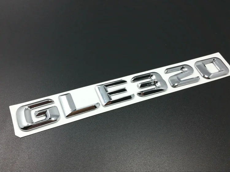 Значок Задняя эмблема багажника для Mercedes GLE Class GLE400 GLE320 GLE300 GLE63 хромированные