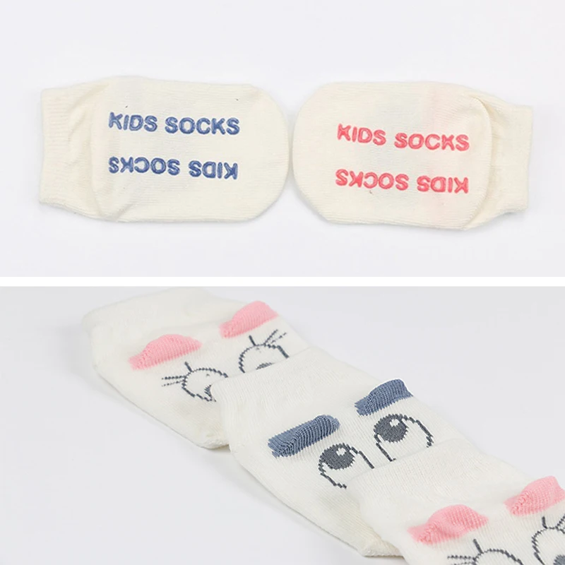 New Cotton Newborn Baby Socks Boys Girls Short Cute Three Dimensional Big Eyes Anti-slip Summer Infant Toddler | Детская одежда и