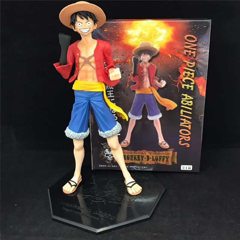 23 см аниме Eiichiro Oda цельная фигурка игрушка обезьяна D соломенная шляпа Луффи