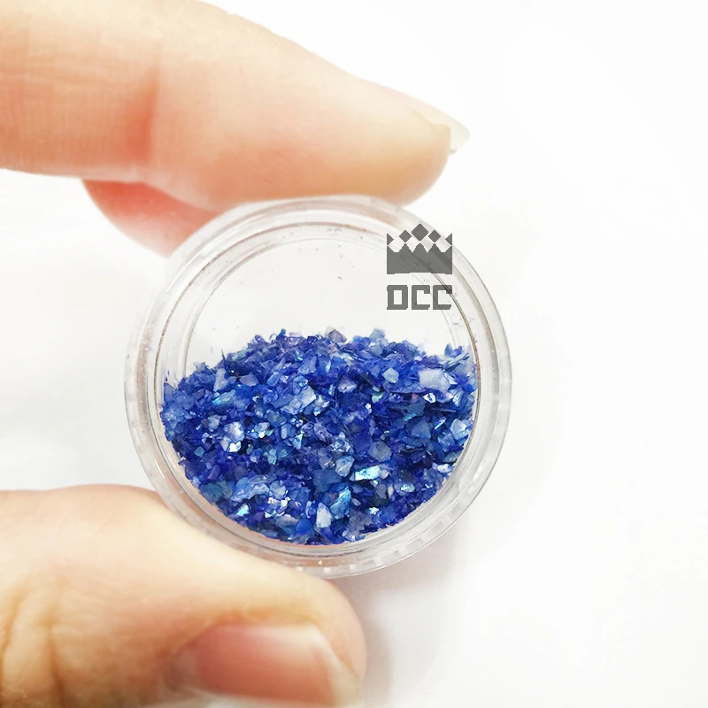 1 коробка цветная оболочка сломанные части УФ смола эпоксидная форма макияж