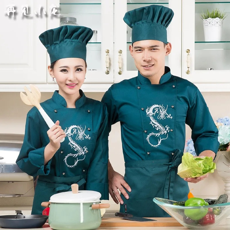 Plus Size B-5556 Long Sleeved Hotel Uniform Chef Wear for Dining Restaurant - High-Quality Kitchen Fixtures Work Clothes image 2