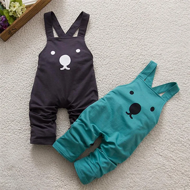 Одежда для маленьких мальчиков и девочек осенне зимние комбинезоны с рисунком