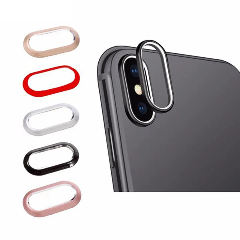 Металлическая Задняя крышка объектива для iPhone X с защитой от царапин задняя крышка камеры Кольцо для iPhoneX Lensbeschermer аксессуары для телефона