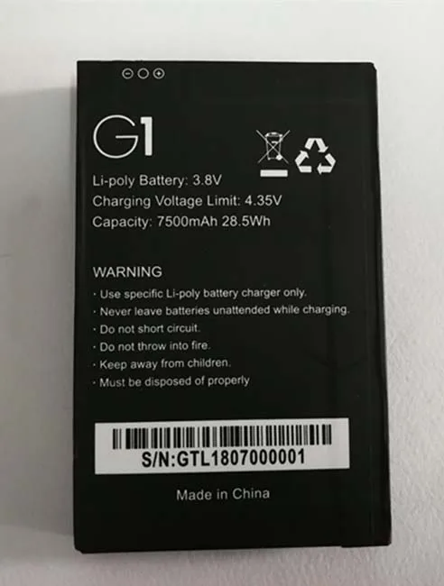 Оригинальная 100% новая хорошая батарея 7500 мАч для смартфона Geotel G1|Батареи MP3/MP4