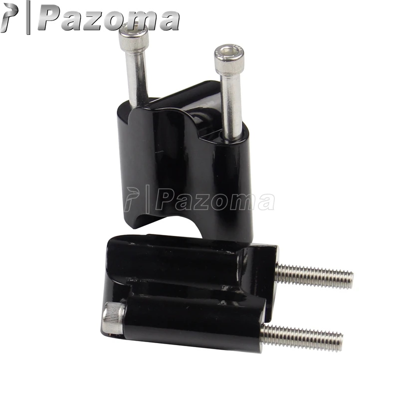 Черный мотоцикл 2 &quotRise Руль Riser 1&quot Ручка Бар Расширение Комплект для Harley Sportster XL