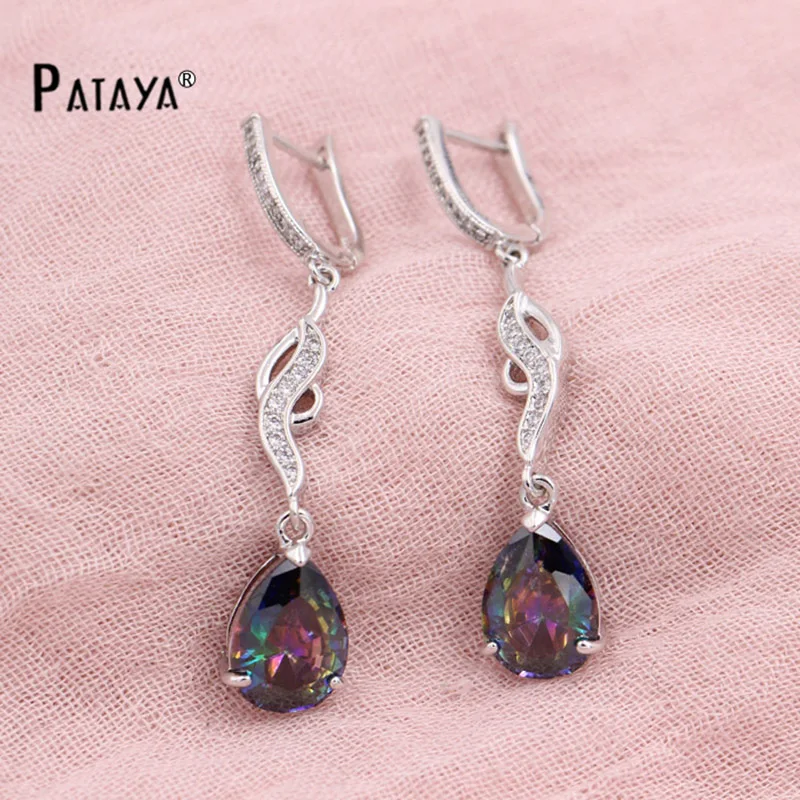 Набор украшений PATAYA в форме капли воды из кольца и серег|dubai jewelry sets|jewelry setsdrop sets |