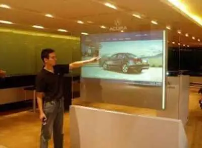

BEST OFFER !Touch foil 27" transparent touch film , truly 2 points soft and interactive touch film for touch table