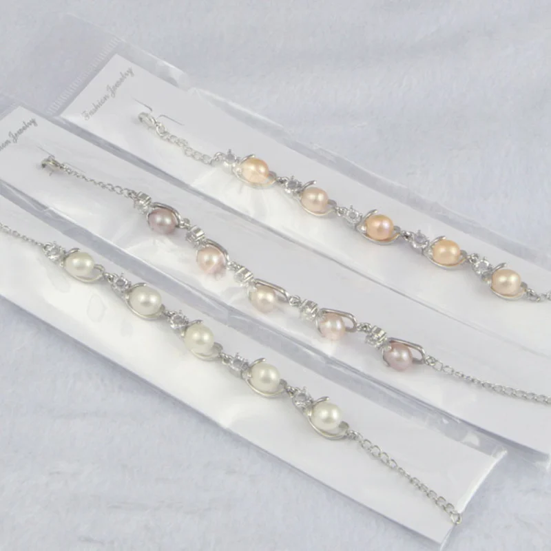 Новый жемчужный браслет 100% натуральный модный для женщин опт и розница G |