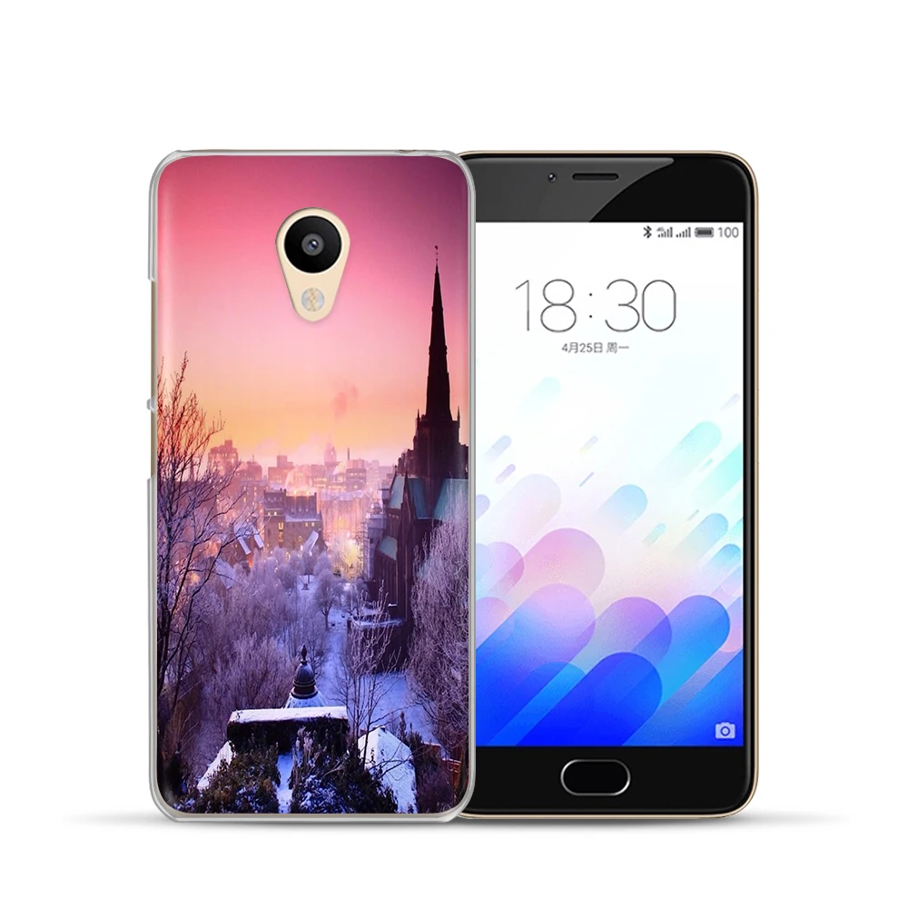Fashion Phone Case For Meizu M6 Note U20 U10 M5S 5C M5 M3s Pro6 Soft Silione Back Shell Coque Cover Landscape Fundas Etui |