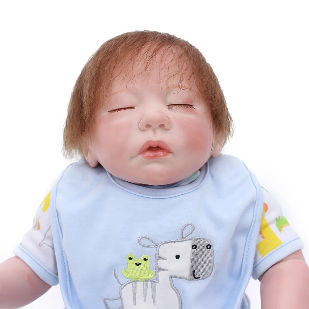 Куклы DollMai Bebes reborn boy 20 &quotМягкие силиконовые куклы baby для детей подарок play house toys