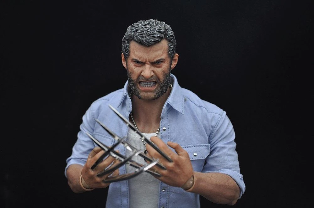 1/6 Хью Джекман Росомаха, Логан Полный Набор фигурок Angry Version голова и тело и Одежда и аксессуары подарки коллекции