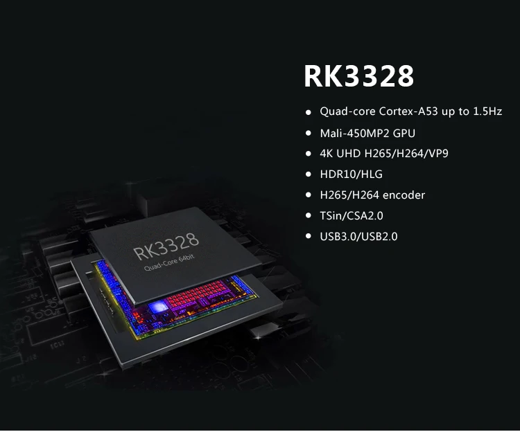 RK10 Смарт ТВ Box Android ОС голосовой пульт дистанционного управления Управление RK3328