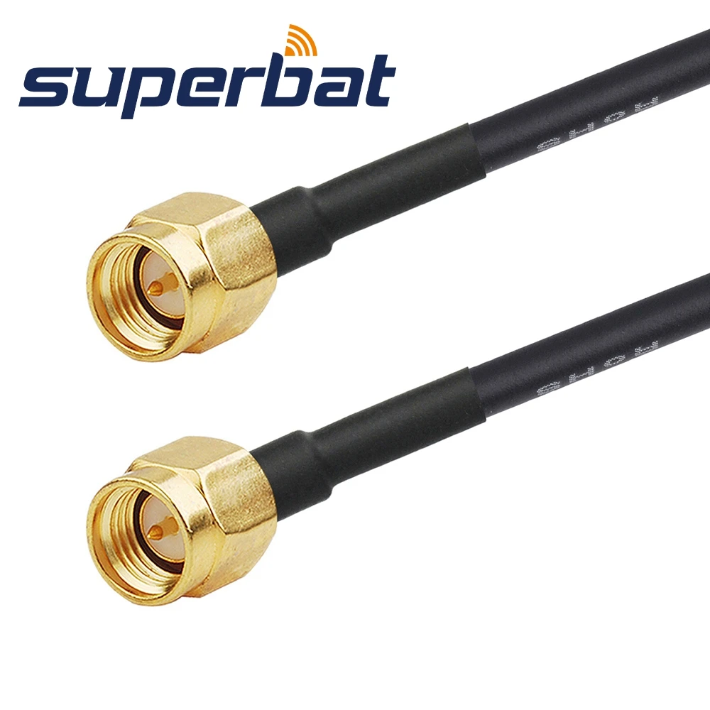 Superbat Universal SMA Plug to Male Pigtail RG174 Cable 5m RF Coaxial Cable