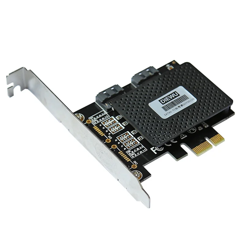 6 Гбит/с PCI express к SATA 3,0 плата контроллера расширения PCIE к SATA3 riser card