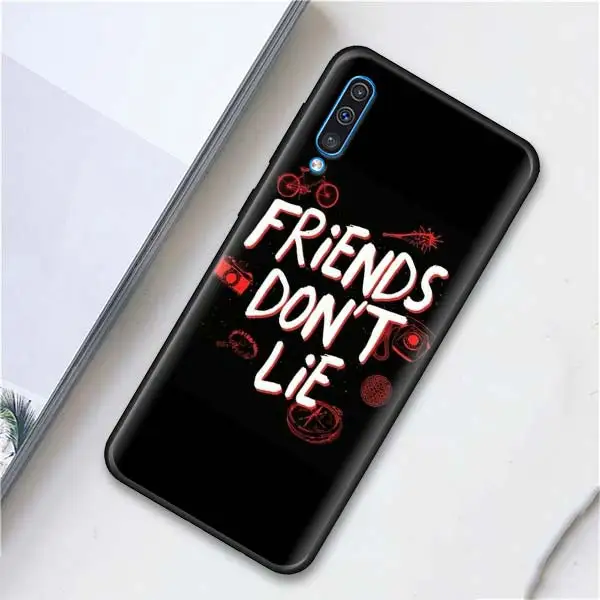 003 Очень странные дела силиконовый чехол для samsung Galaxy A50 A70 A10 A20 A30 A40 A6 A7 A8 плюс A9 M30 M20 черный чехол Крышка - Цвет: 003