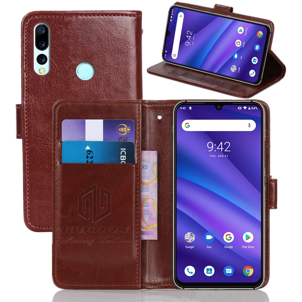 GUCOON классический бумажник чехол для UMI DIGI UMIDIGI A5 A3 Pro F1 Мощность крышка из искусственной кожи Винтаж флип чехол для телефона в стиле "защитный чехол-сумка для