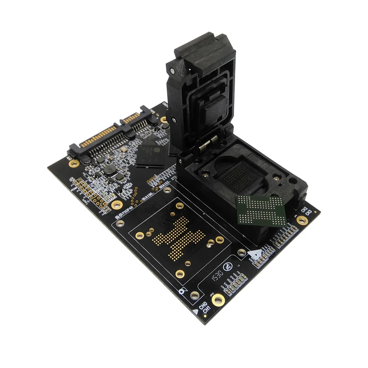 KZT SSD тест NAND flash SM2246EN bga132/152/88 на вспышку джиг тестовое гнездо раскладушка