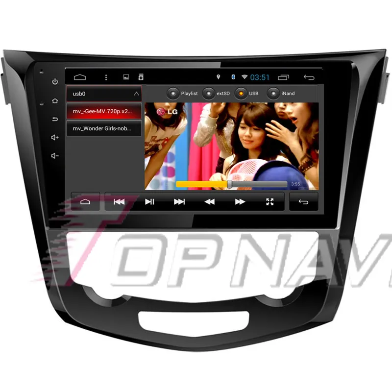 TOPNAVI 10.1" 1024*600 Quad Core Android 7.1 Car GPS Navigation for Nissan X-Trail 2016-Autoradio Multimedia Audio Stereo NO DVD |