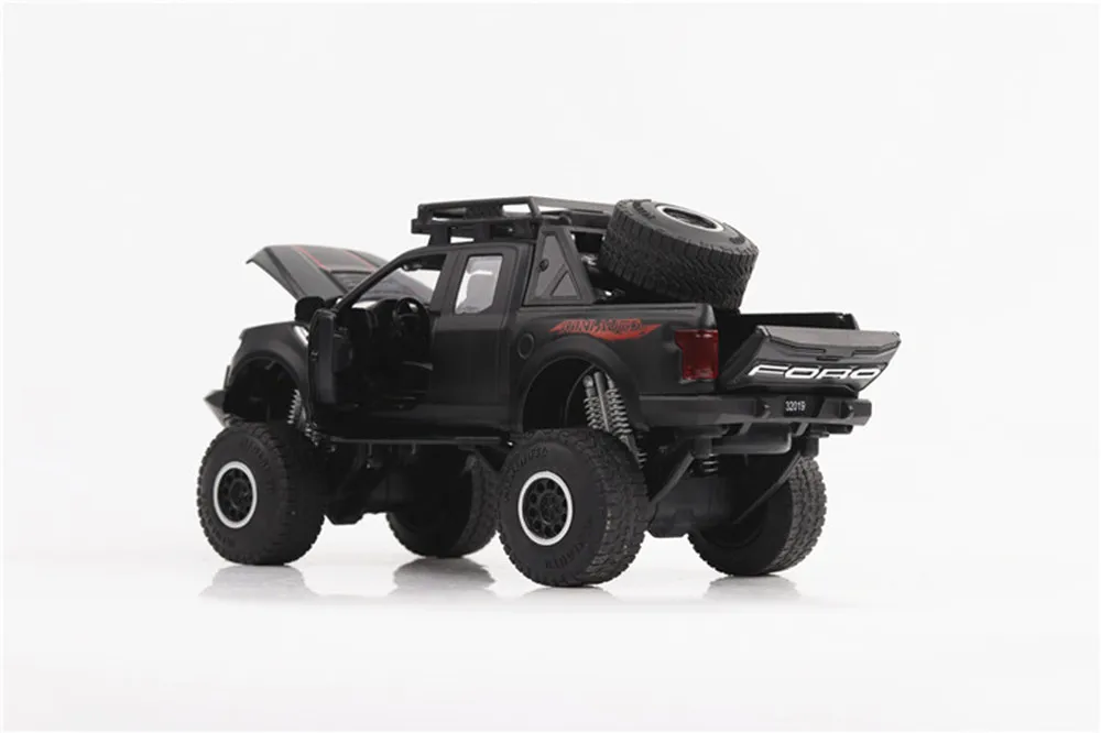 1:32 детские игрушки Ford Raptor Big Foot F150 пикапы металлические игрушечные машинки модель