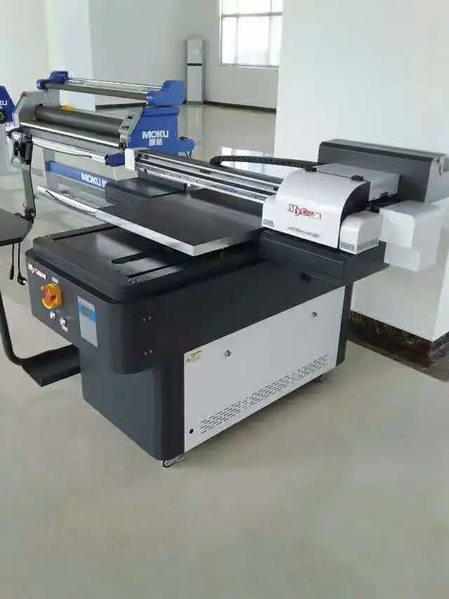 Высокоскоростной плоский маленький УФ принтер для чехла телефона акрила дерева