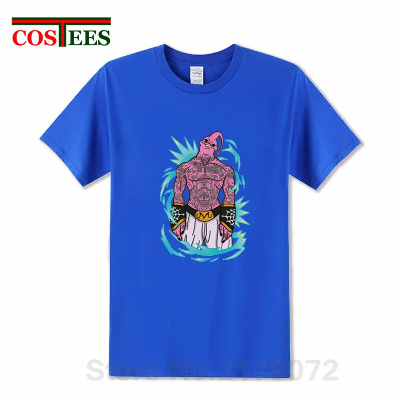 Dragon Ball Z Tattoo Majin Buu футболка на заказ DBZ мультяшная мужская унисекс новая модная