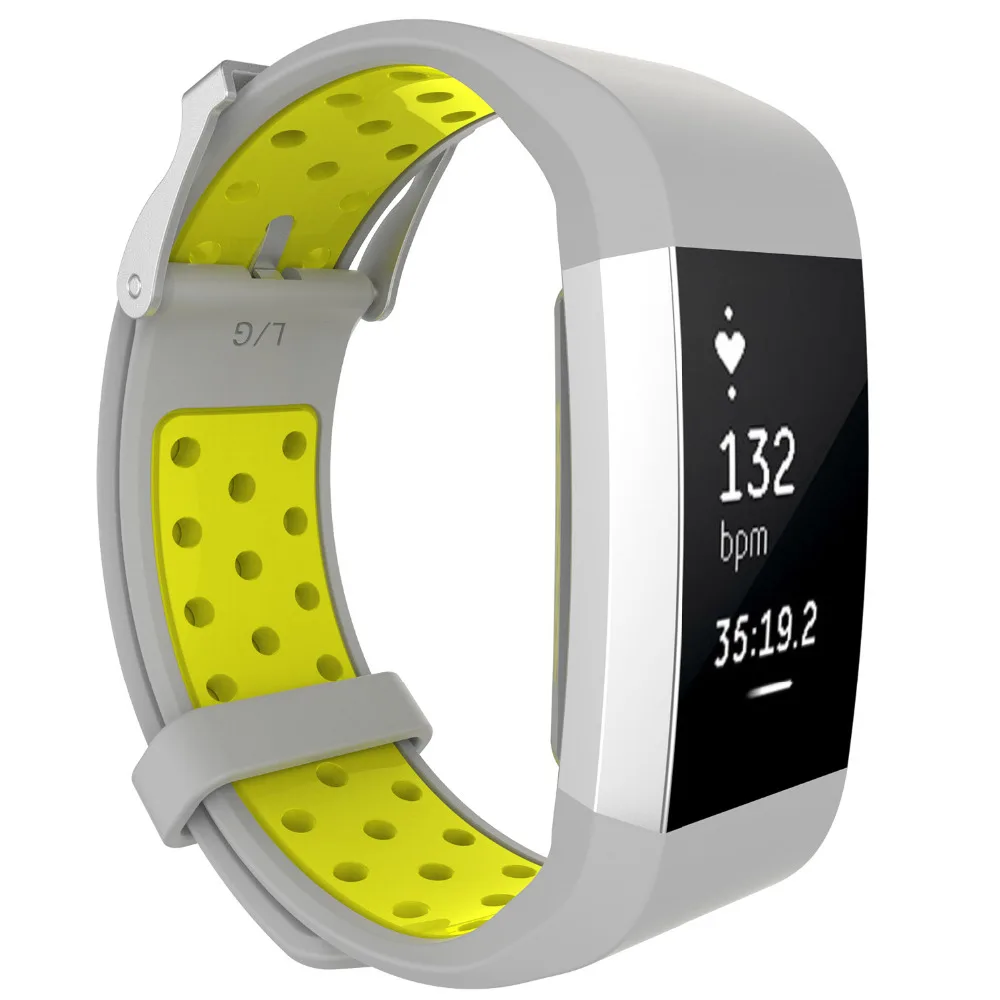 Цветной браслет для Fitbit Charge 2, спортивный силиконовый ремешок на запястье для Fitbit Charge 2, умный Браслет, умные аксессуары