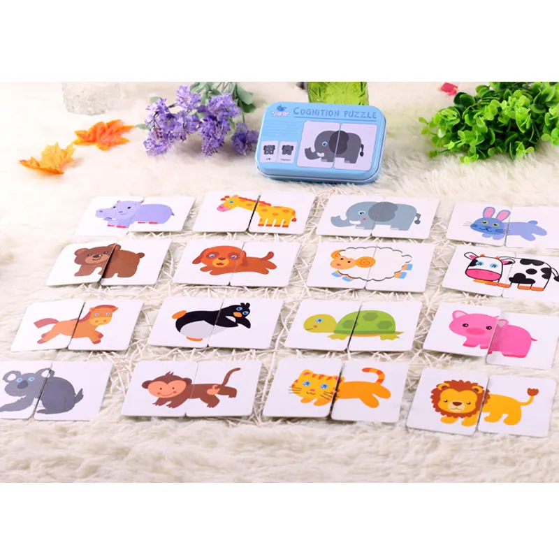 Детские Монтессори Обучающие Веселые английские слова карманные флеш карты